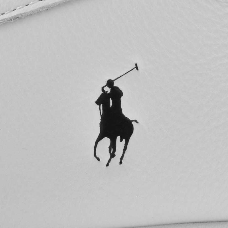 Image number 4 for Ralph Lauren Heritage Court Trainers White