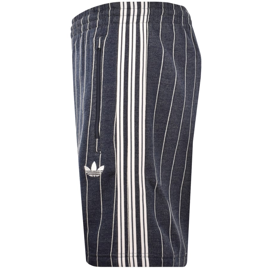 Image number 5 for adidas Originals Pinstripe Shorts Navy