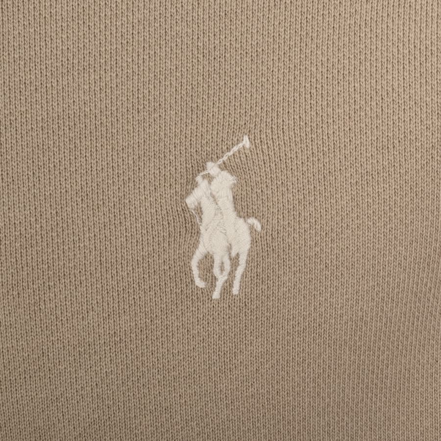 Image number 3 for Ralph Lauren Pullover Hoodie Vintage Khaki Brown