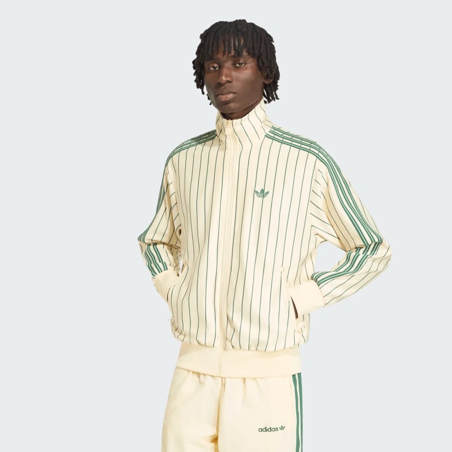 Image number 5 for adidas Originals Firebird Track Top Cream