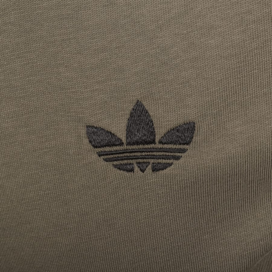 Image number 3 for adidas Originals 3 Stripes T Shirt Khaki