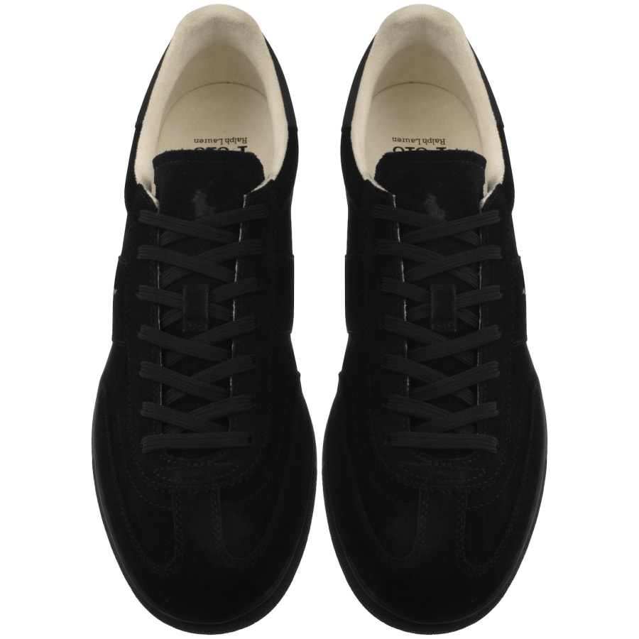 Image number 3 for Ralph Lauren Bedford Trainers Black