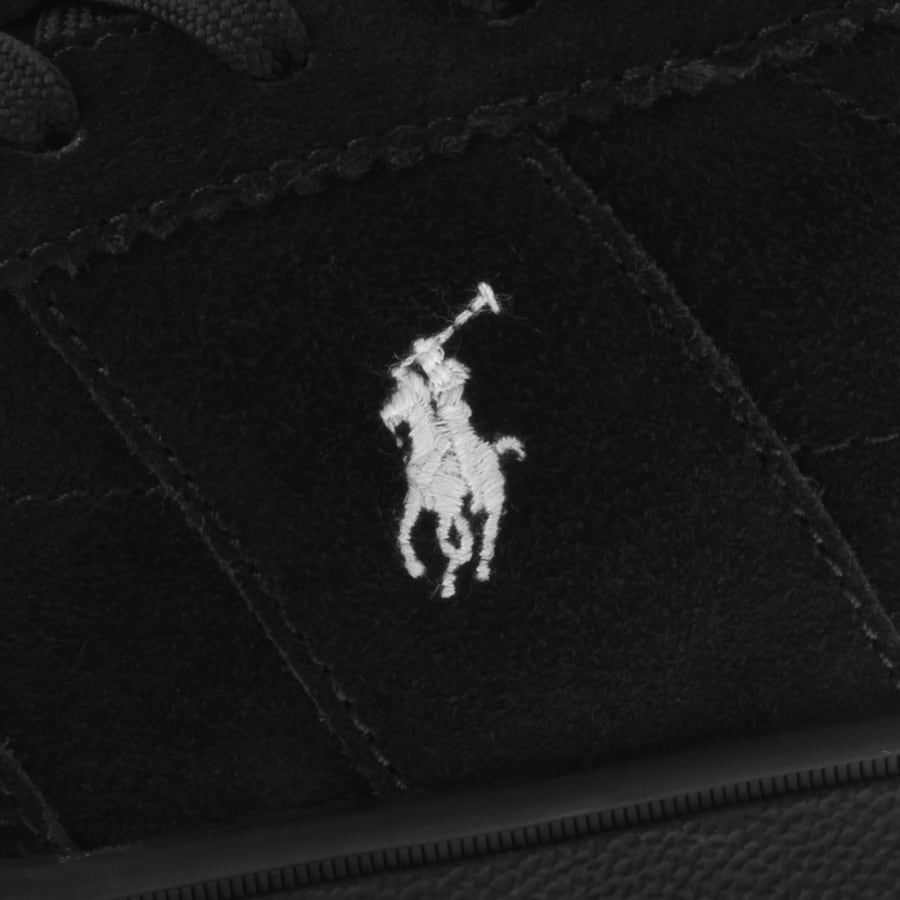 Image number 4 for Ralph Lauren Bedford Trainers Black