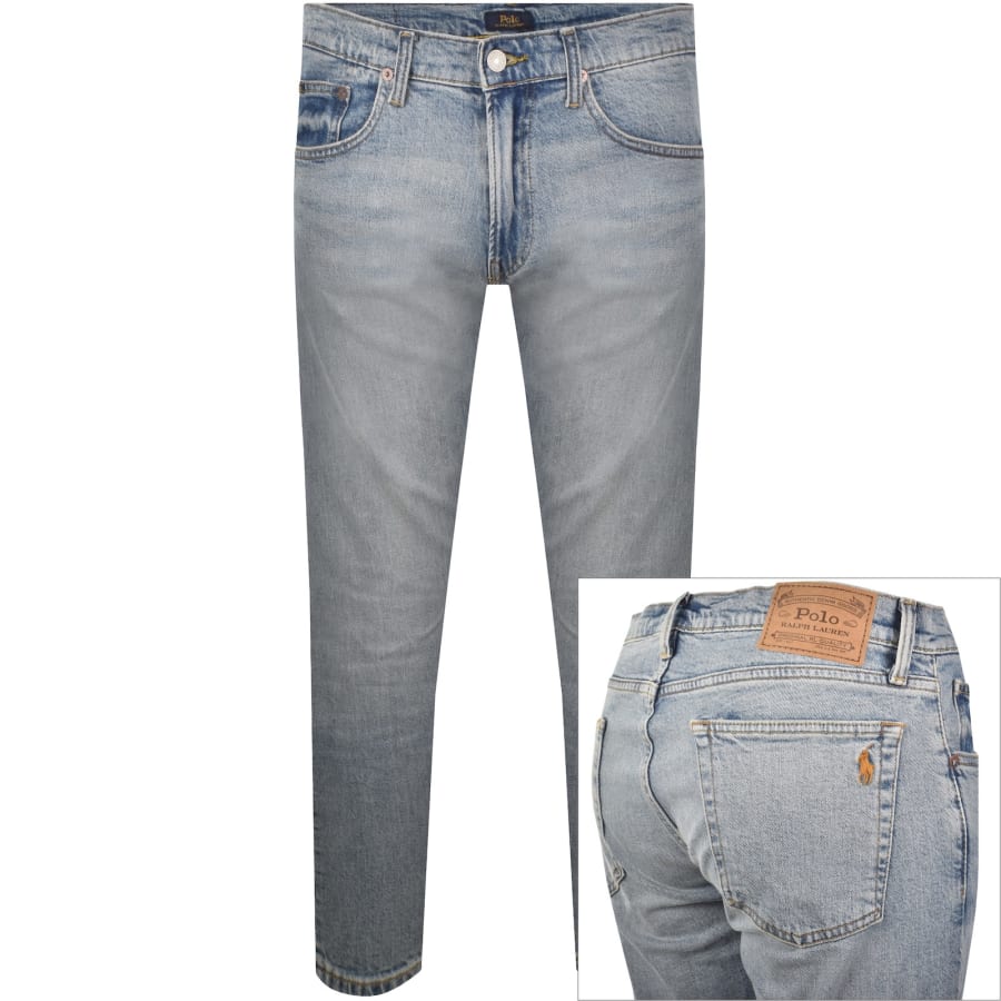 Image number 1 for Ralph Lauren Sullivan Slim Fit Jeans Blue
