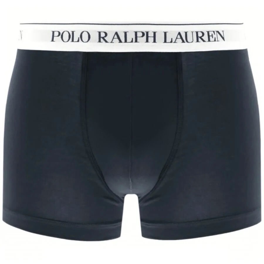 Image number 3 for Ralph Lauren Underwear 3 Pack Trunks Navy