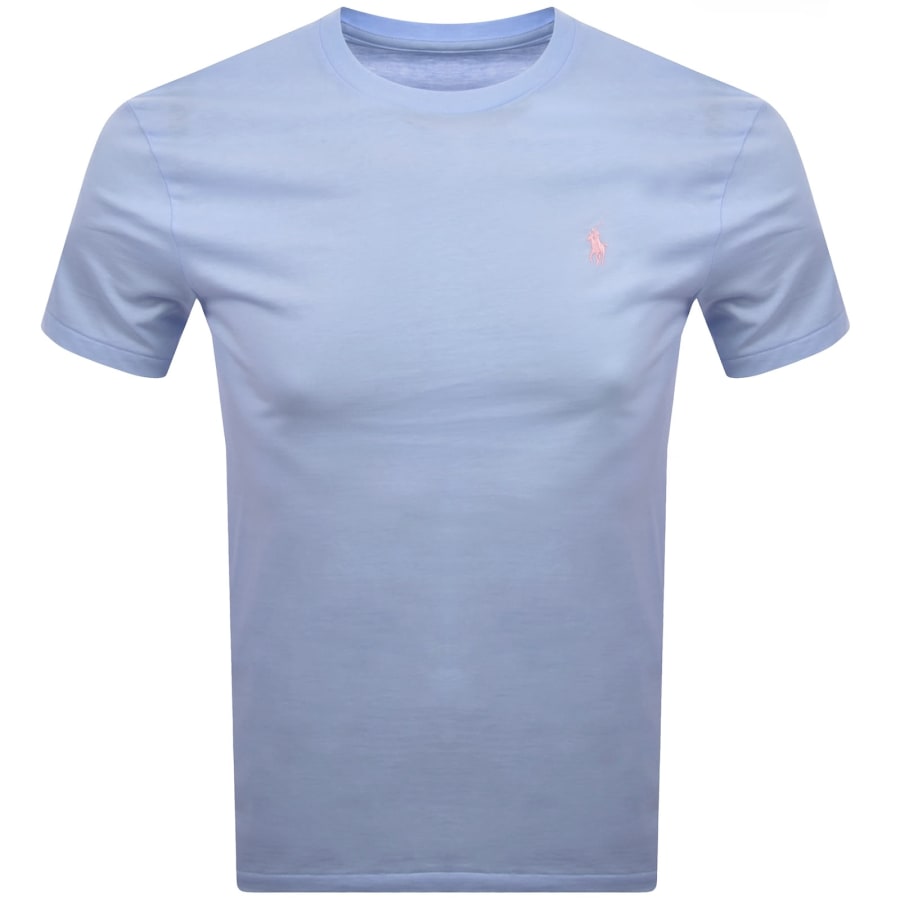 Image number 1 for Ralph Lauren Short Sleeve Slim Fit T Shirt Blue