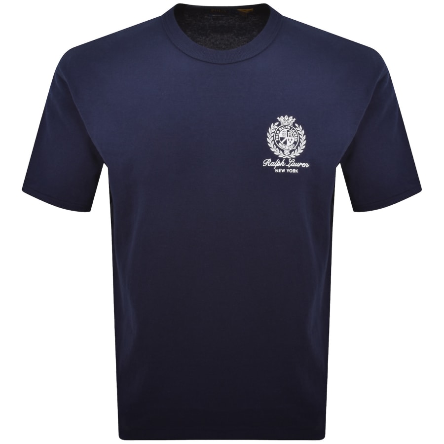 Image number 2 for Ralph Lauren Logo T Shirt Newport Navy