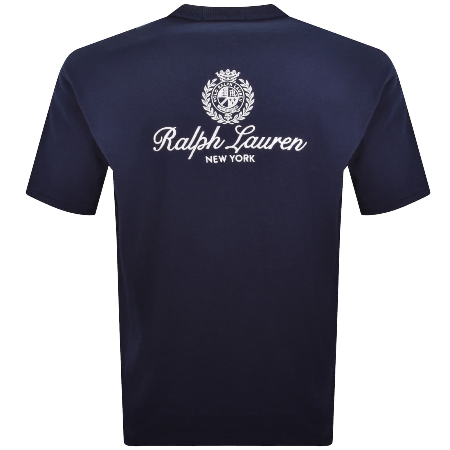 Image number 5 for Ralph Lauren Logo T Shirt Newport Navy