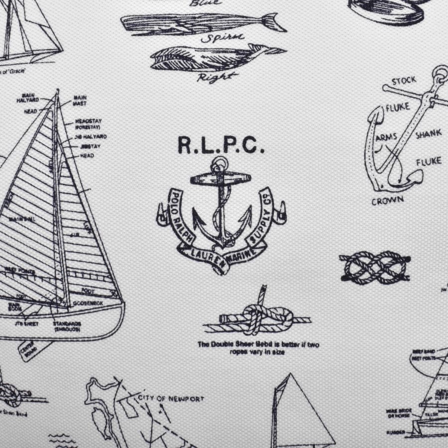 Image number 4 for Ralph Lauren All Over Print Polo T Shirt White