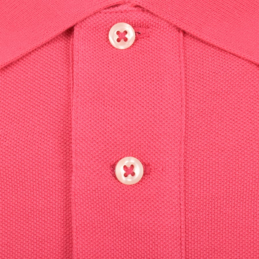 Image number 4 for Ralph Lauren Custom Slim Fit Polo T Shirt Pink