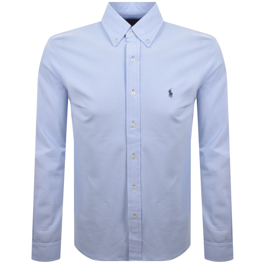 Image number 1 for Ralph Lauren Featherweight Mesh Shirt Blue