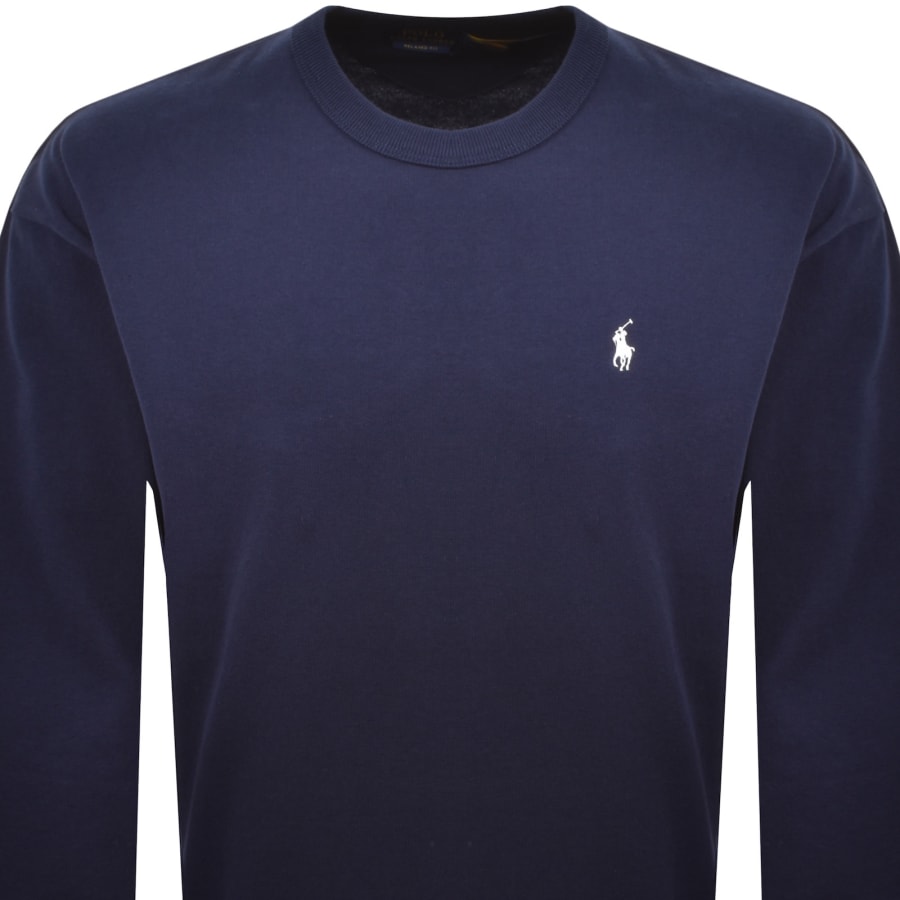 Image number 2 for Ralph Lauren Long Sleeve T Shirt Navy