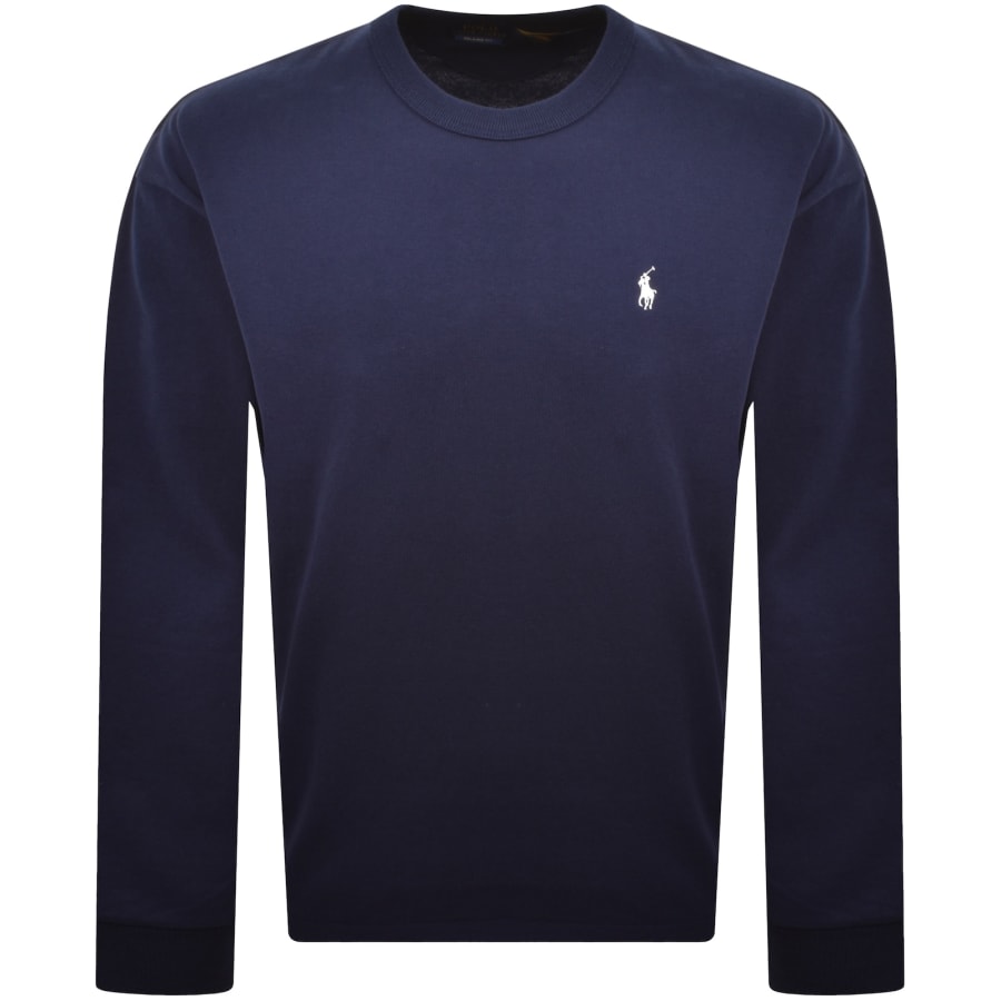 Image number 1 for Ralph Lauren Long Sleeve T Shirt Navy