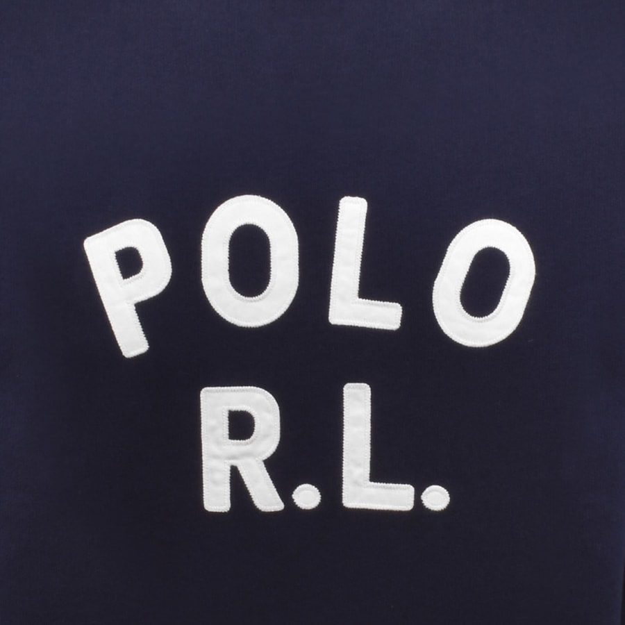 Image number 3 for Ralph Lauren Logo Sweatshirt Navy