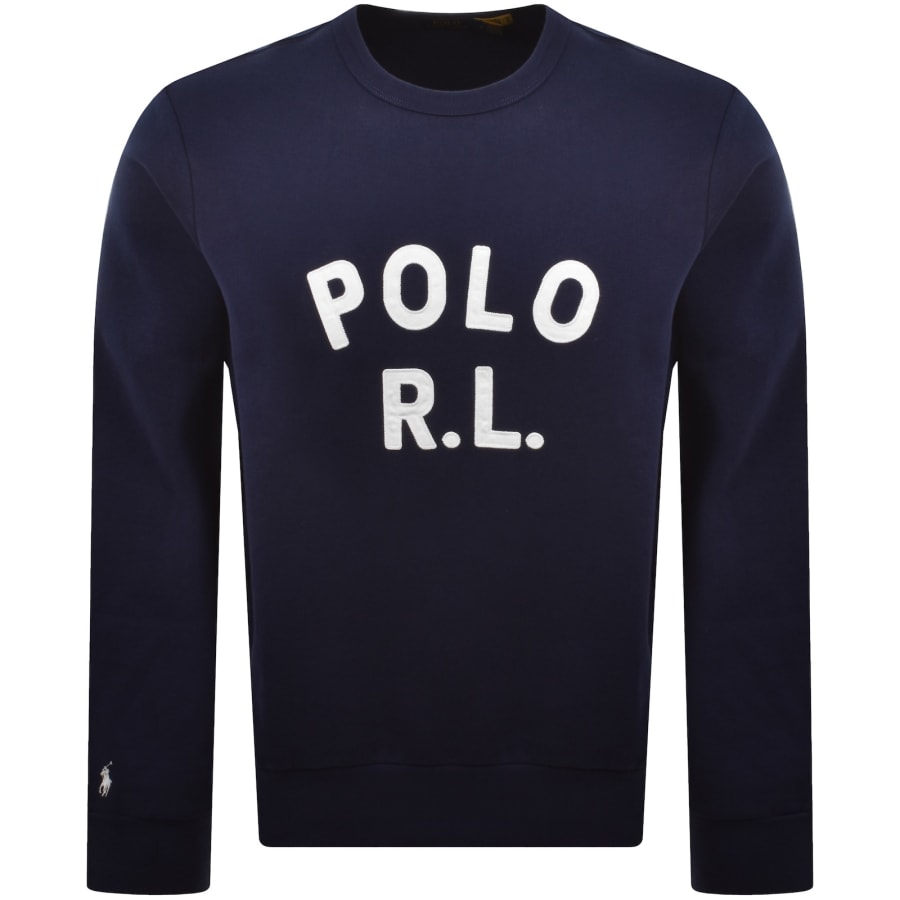 Image number 1 for Ralph Lauren Logo Sweatshirt Navy