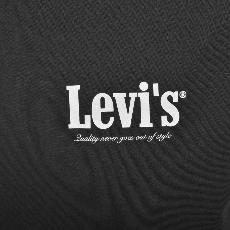 Image number 4 for Levis Original Graphic T Shirt Grey
