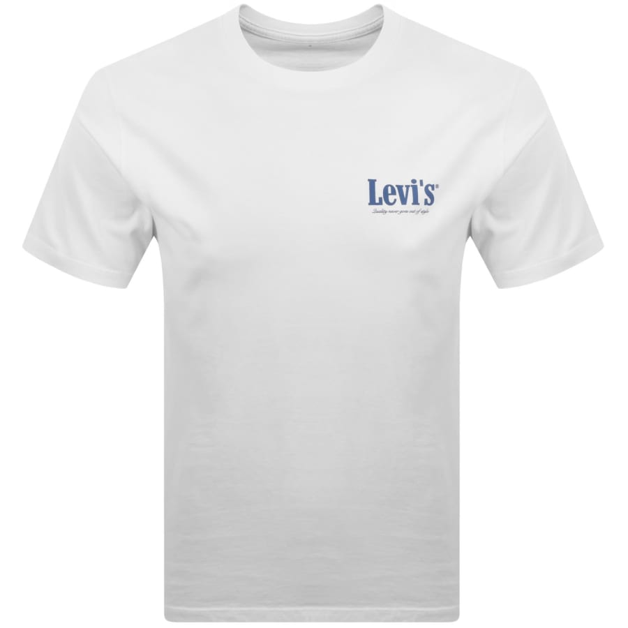 Image number 2 for Levis Original Graphic T Shirt White