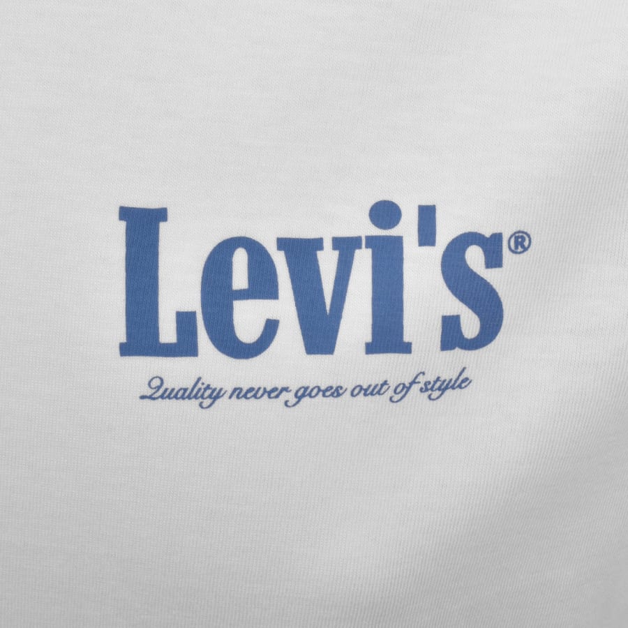 Image number 4 for Levis Original Graphic T Shirt White