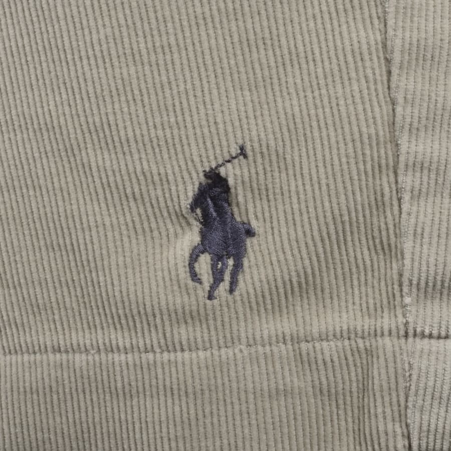 Image number 3 for Ralph Lauren Corduroy Shorts Grey