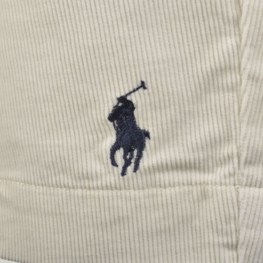 Image number 3 for Ralph Lauren Corduroy Shorts Warm White