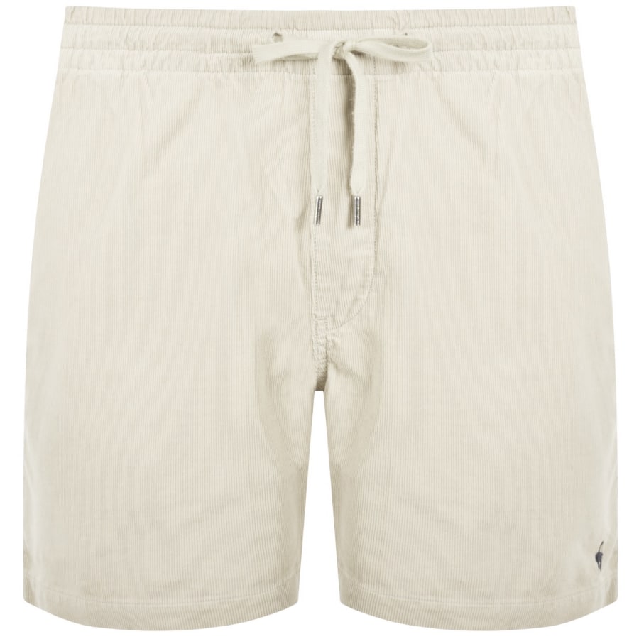 Image number 1 for Ralph Lauren Corduroy Shorts Warm White