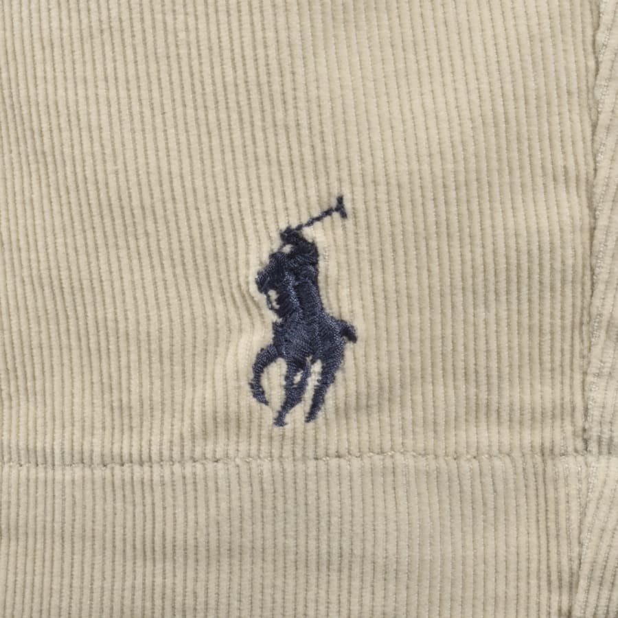 Image number 3 for Ralph Lauren Corduroy Shorts Khaki