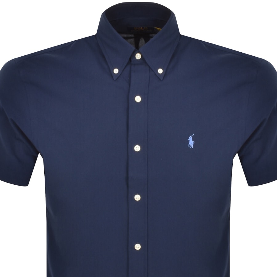 Image number 2 for Ralph Lauren Short Sleeve Shirt Navy