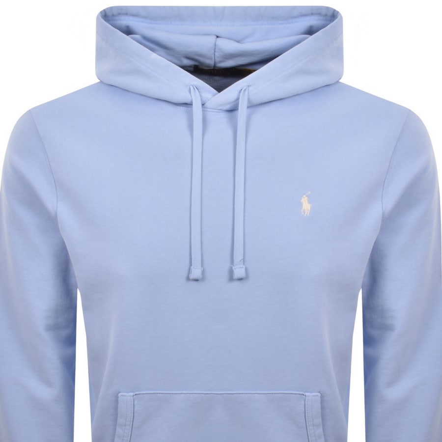 Image number 2 for Ralph Lauren Pullover Hoodie Pebble Blue