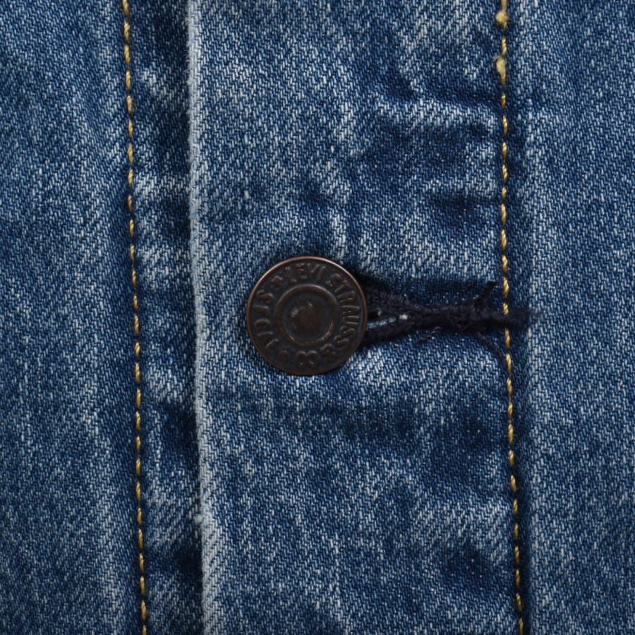 Image number 5 for Levis Denim Trucker Jacket Blue
