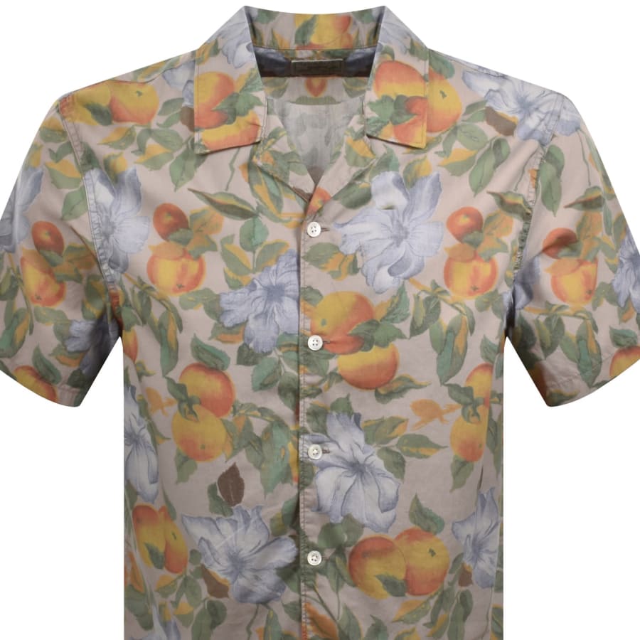 Image number 2 for Levis Sunset Camp Short Sleeved Shirt Beige