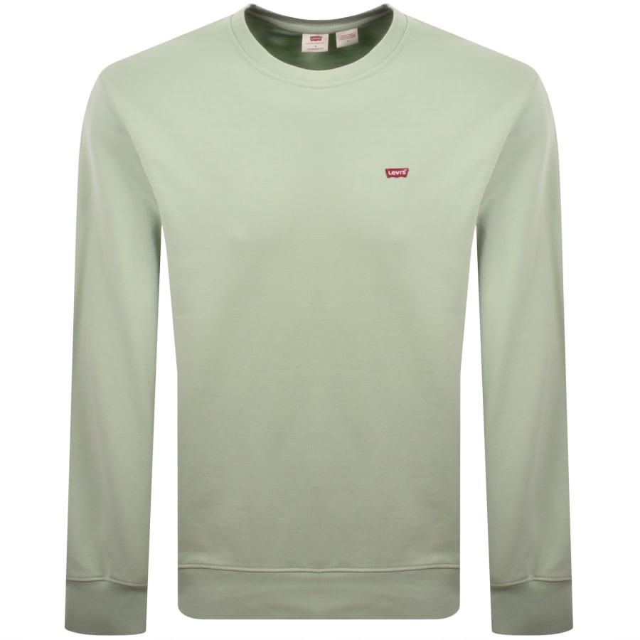 Image number 1 for Levis Original Crew Neck Sweatshirt Green