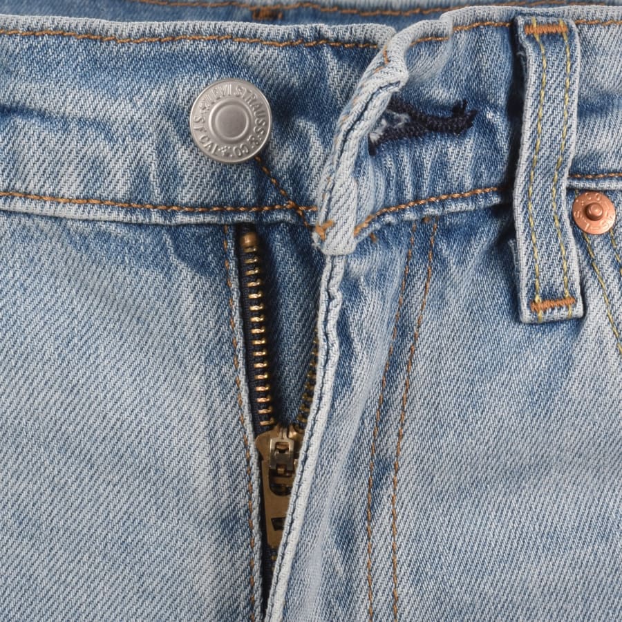 Image number 5 for Levis 502 Tapered Jeans Mid Wash Blue