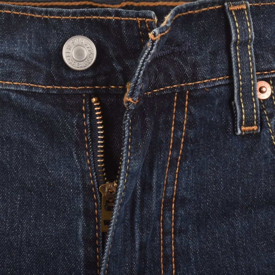 Image number 5 for Levis 502 Tapered Jeans Dark Wash Blue