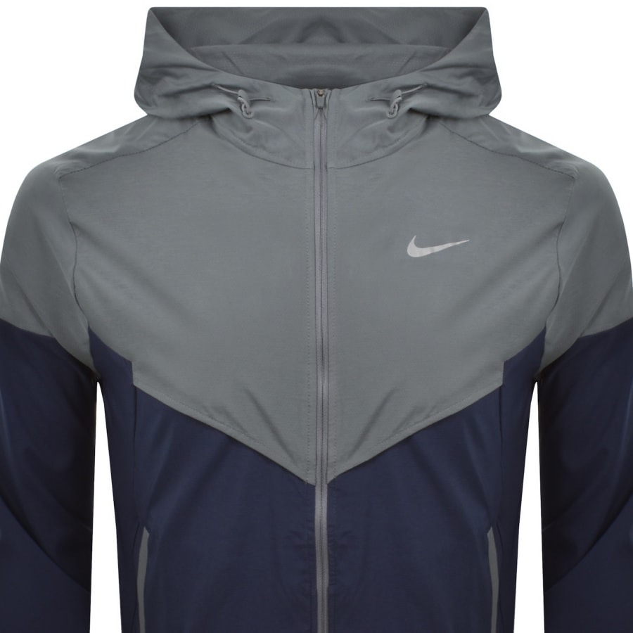 Image number 2 for Nike Running Windrunner Jacket Grey