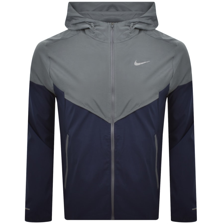 Image number 1 for Nike Running Windrunner Jacket Grey