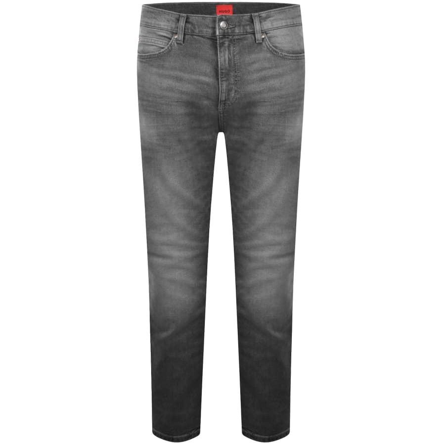 Image number 2 for HUGO 708 Slim Jeans Mid Wash Grey