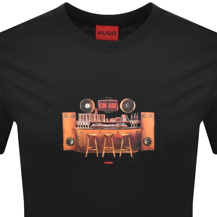 Image number 2 for HUGO Durectee T Shirt Black