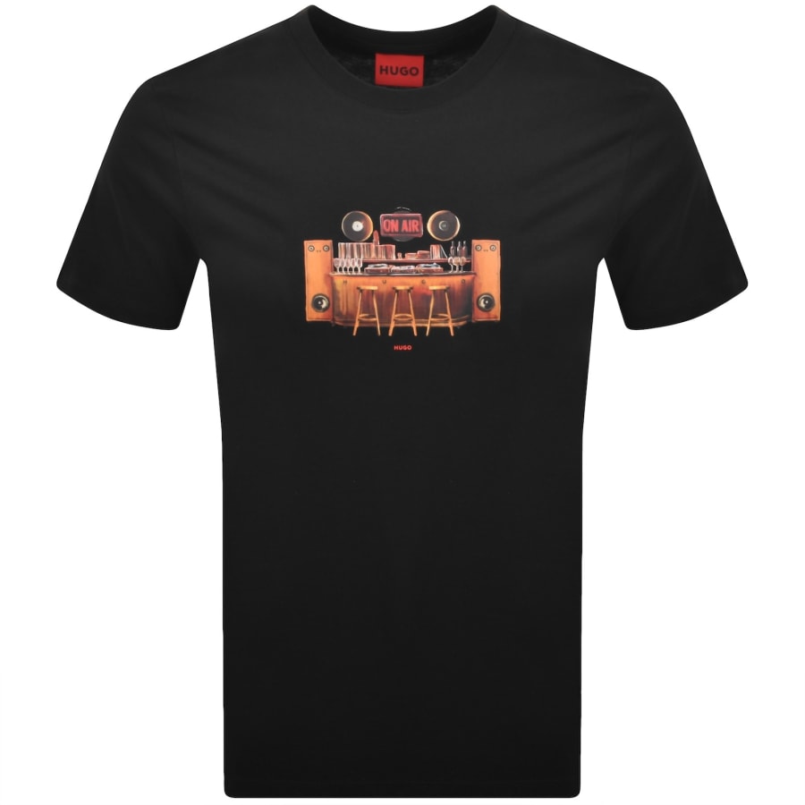 Image number 1 for HUGO Durectee T Shirt Black