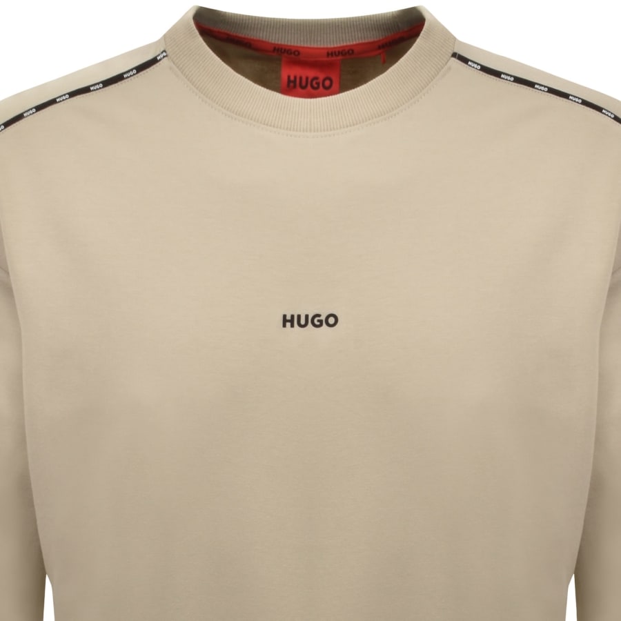 Image number 2 for HUGO Noah Sweatshirt Beige