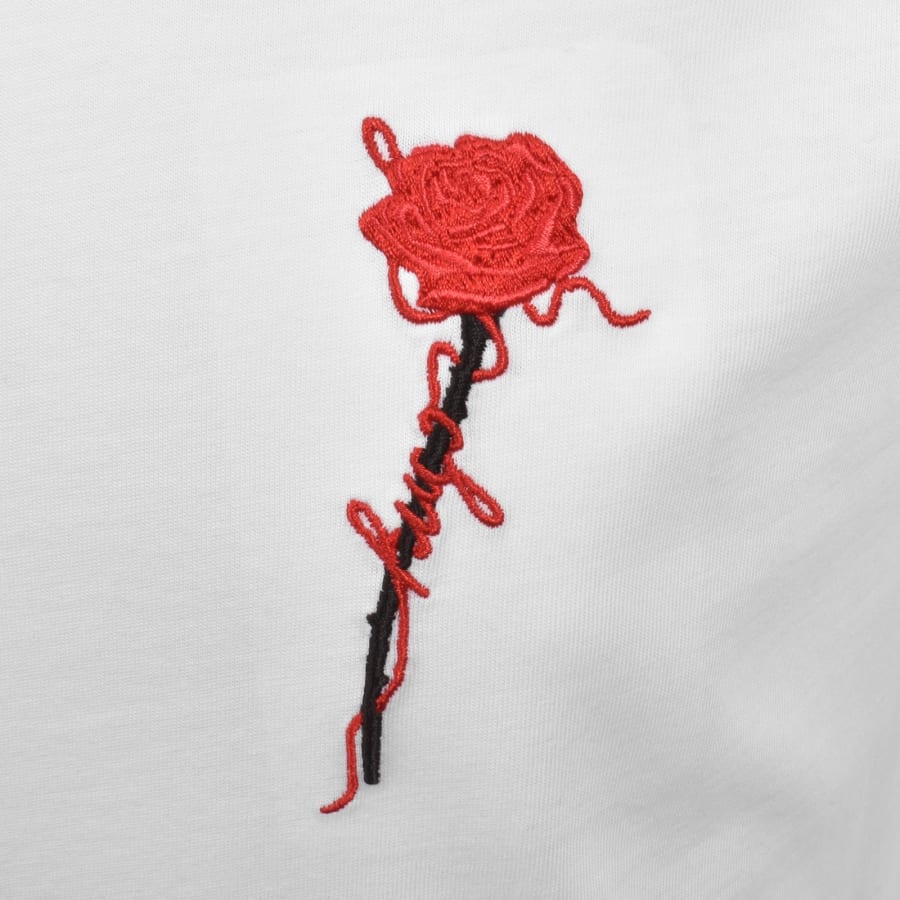 Image number 3 for HUGO Diflow T Shirt White