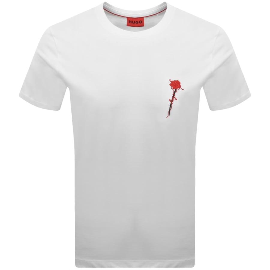 Image number 1 for HUGO Diflow T Shirt White