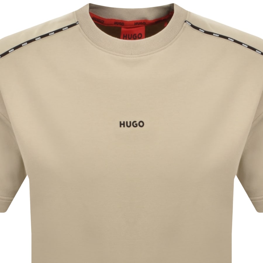 Image number 2 for HUGO Noah T Shirt Beige