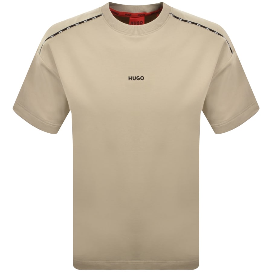 Image number 1 for HUGO Noah T Shirt Beige