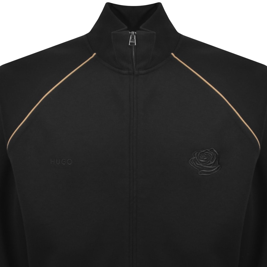 Image number 2 for HUGO Dislan Zip Sweatshirt Black