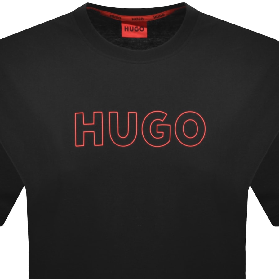 Image number 2 for HUGO Ezra T Shirt Black