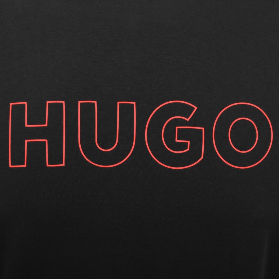 Image number 3 for HUGO Ezra T Shirt Black