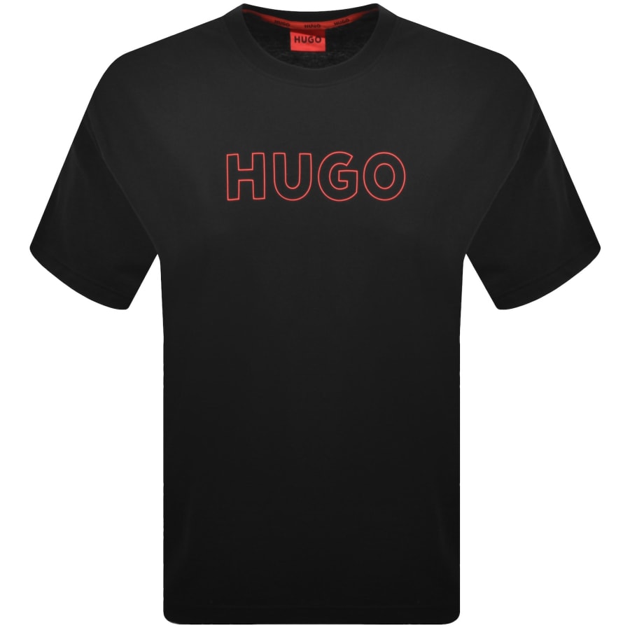 Image number 1 for HUGO Ezra T Shirt Black