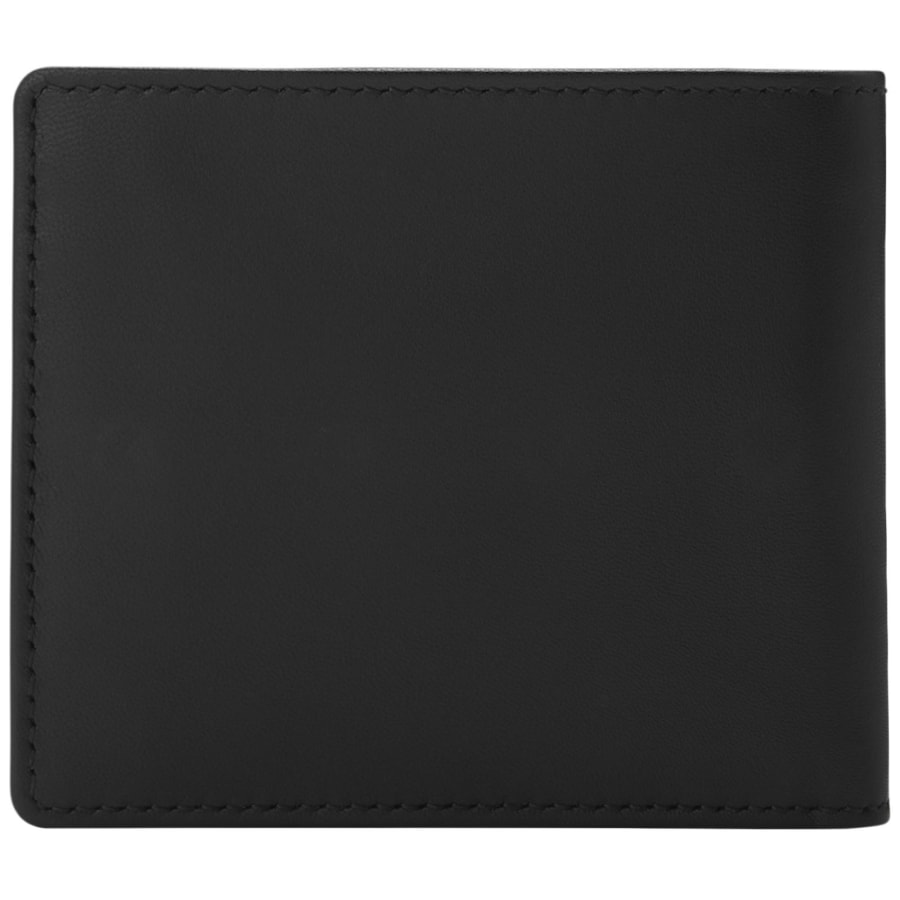 Image number 3 for HUGO Leather Folding Wallet Black