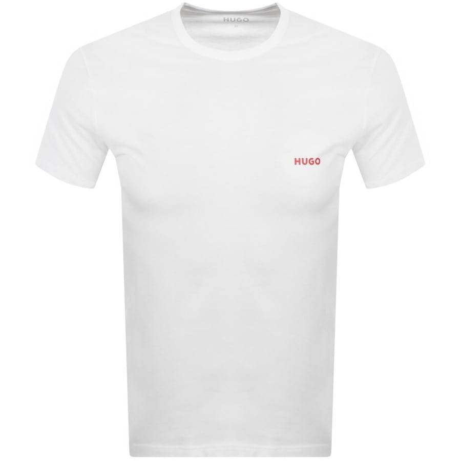 Image number 4 for HUGO 3 Pack Crew Neck T Shirts Multi