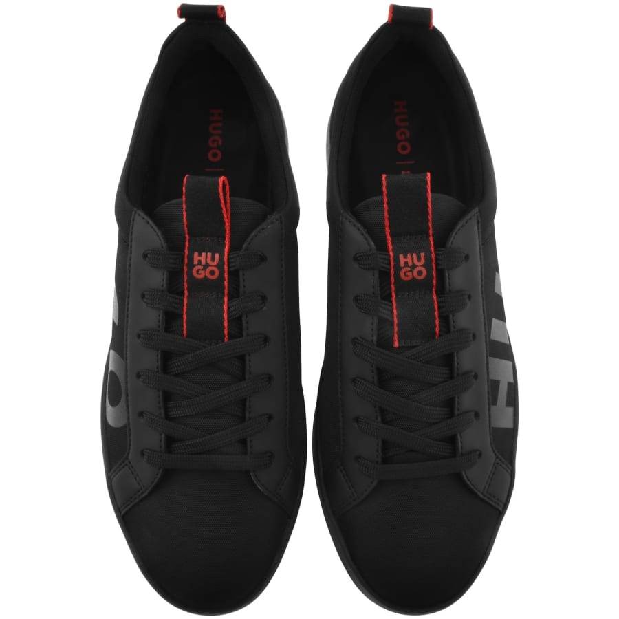 Image number 3 for HUGO Lyde Tennis Trainers Black